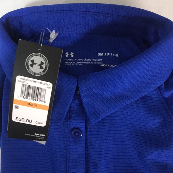BNWT Under Armour Woman’s polo shirt sleeve shirt - Picture 12 of 12